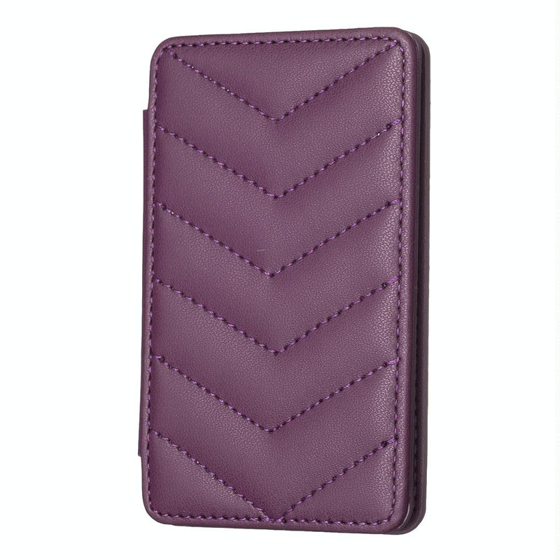 Wave Pattern Card Bag Back Sticker For Mobile Phones - Black