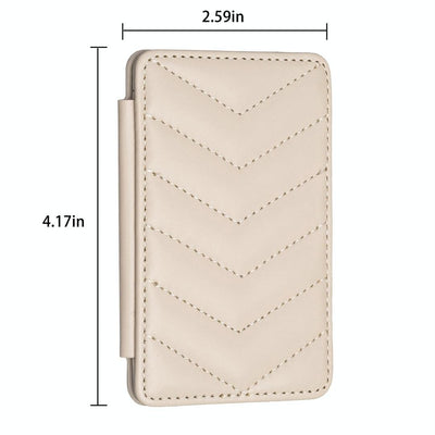 Wave Pattern Card Bag Back Sticker For Mobile Phones - Black