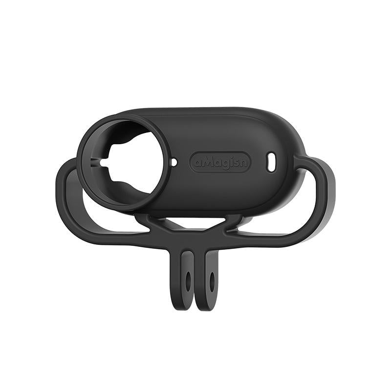 Shock-Absorbing Silicone Cover For Insta360 Go 3S Camera - Black - Horizontal Black