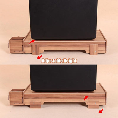 Wood Monitor Stand with Keyboard Storage - Tbd049404601C