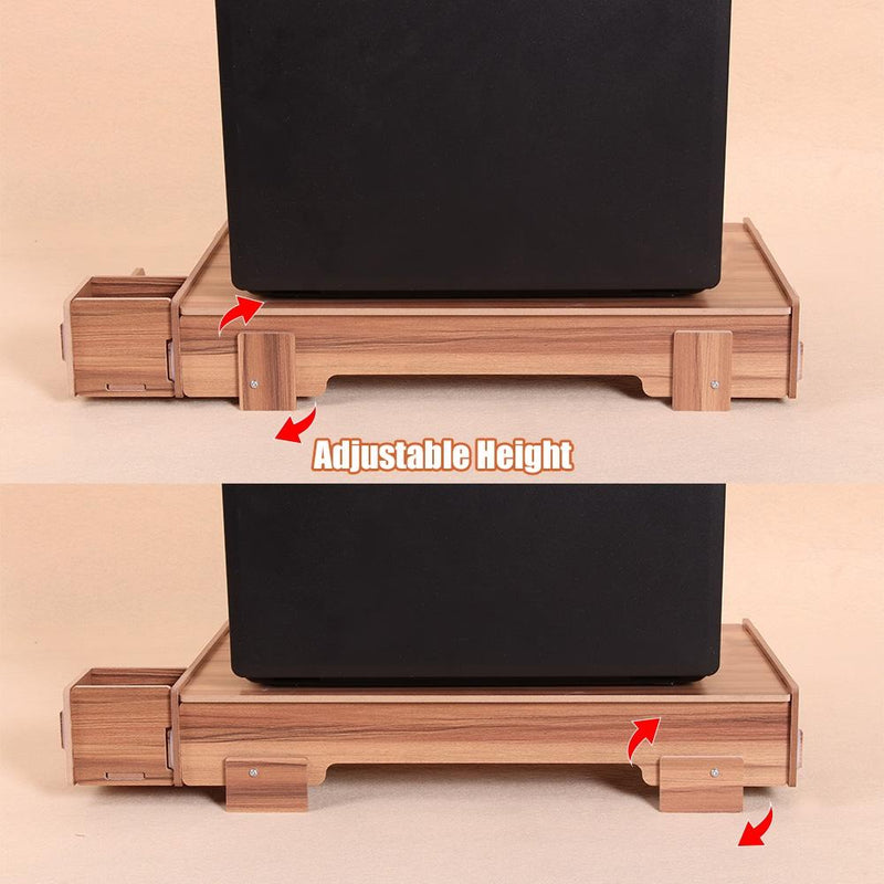 Wood Monitor Stand with Keyboard Storage - Tbd049404601C