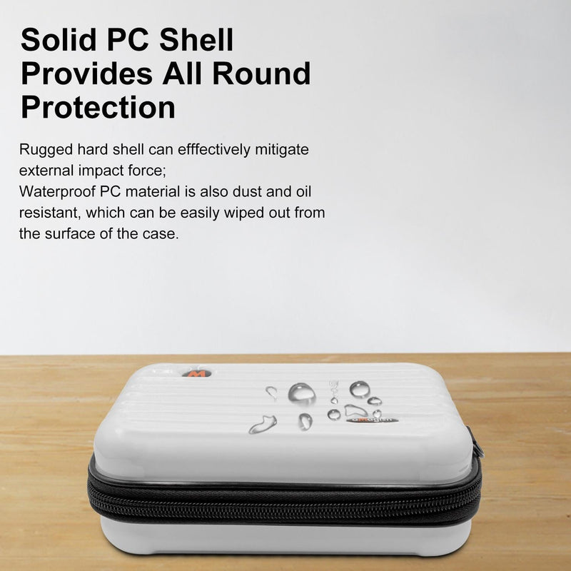 Hard Shell Storage Bag for Insta360 X4 Camera - White