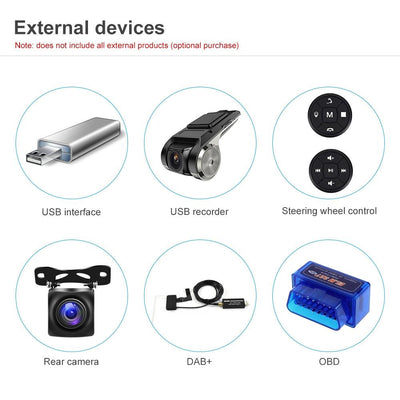 10.1 Inch Car Mp5 Player For Nissan Teana 13-16 - Wifi 1 + 32G Reversing Video Screen - Standard + 8 Lights Camera