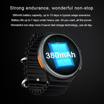 1.6 Inch Tft Round Screen Smart Watch Supports Voice Calls / Blood Oxygen Monitoring - Grey