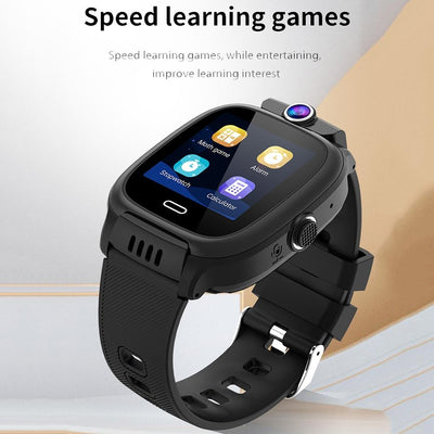 1.44 Inch 4G Video Call Waterproof Smart Children Phone Watch With Sos Function - Pink