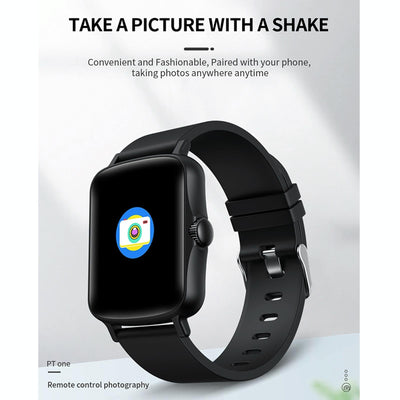 1.44 Inch Ip67 Waterproof Smart Watch With Hd Touch Screen - Blue