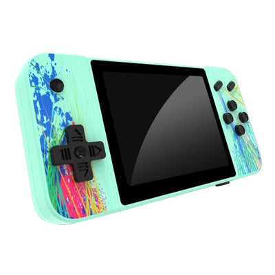 800 Built-In Games G3 Macaron Handheld Game Console With 3.5 Screen - Green