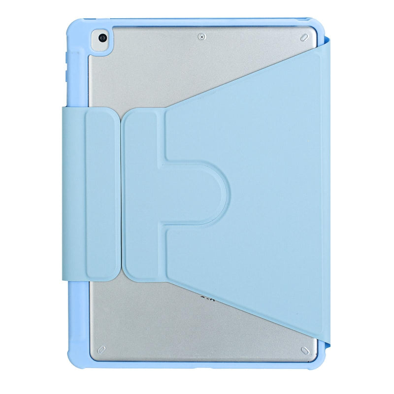 360 Rotation Bluetooth Keyboard Leather Case For Ipad 10.9 2022 With Touch Control And Backlight - Blue