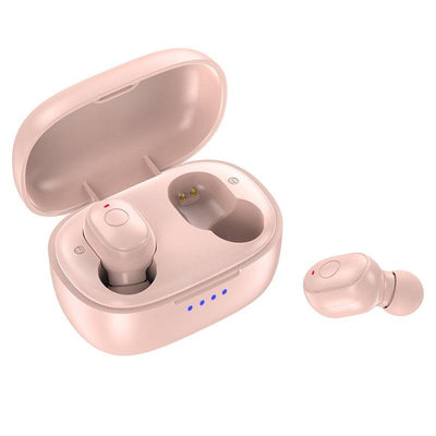 Waterproof Mini Touch-control Bluetooth Earphones with Noise Cancelling - White