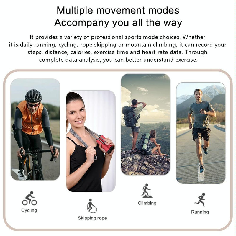 1.69 Inch Ip67 Waterproof Smart Watch With Bluetooth Call & Multiple Sports Modes - Gold