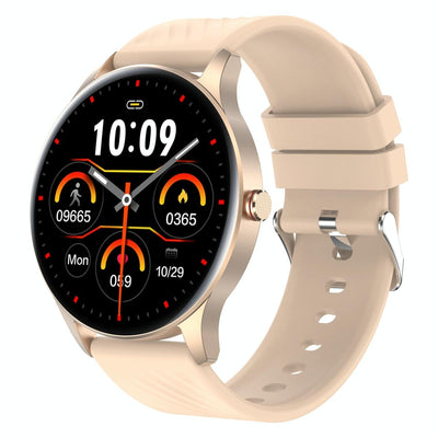 1.43 Inch Amoled Smart Watch With Bt Call & Health Tracking - Gold