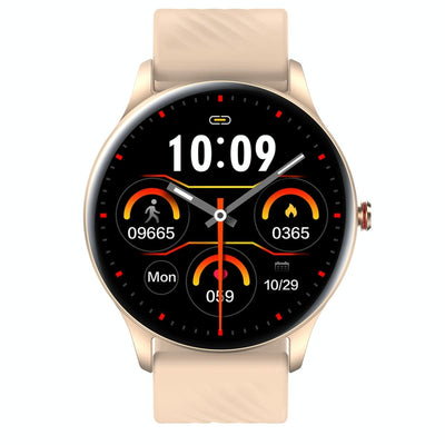 1.43 Inch Amoled Smart Watch With Bt Call & Health Tracking - Gold