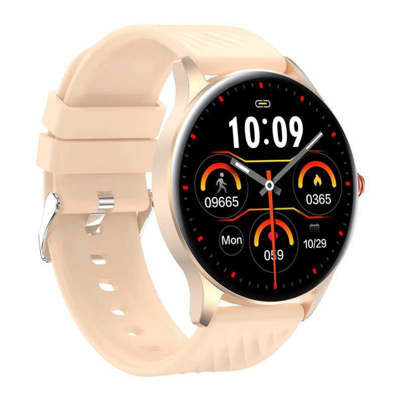 1.43 Inch Amoled Smart Watch With Bt Call & Health Tracking - Gold