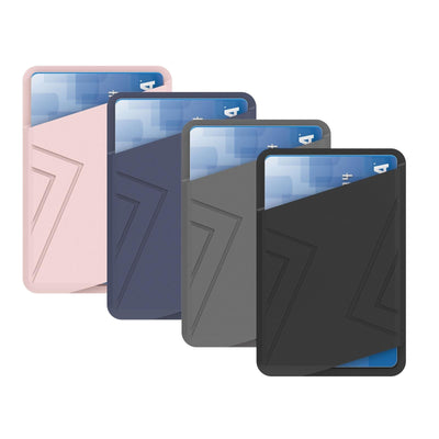 Silicone Card Case Black - Gray