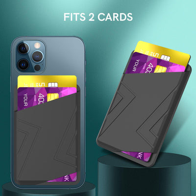 Silicone Card Case Black - Gray