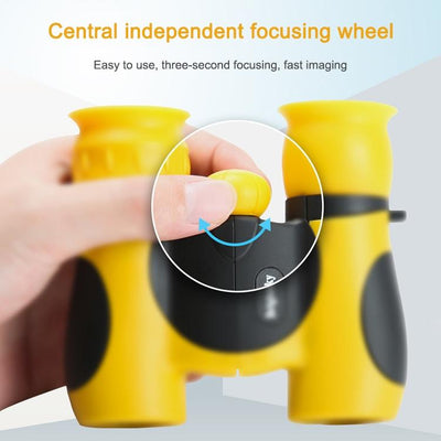 High Magnification Children's Outdoor Telescope - Hd Quality - Orange