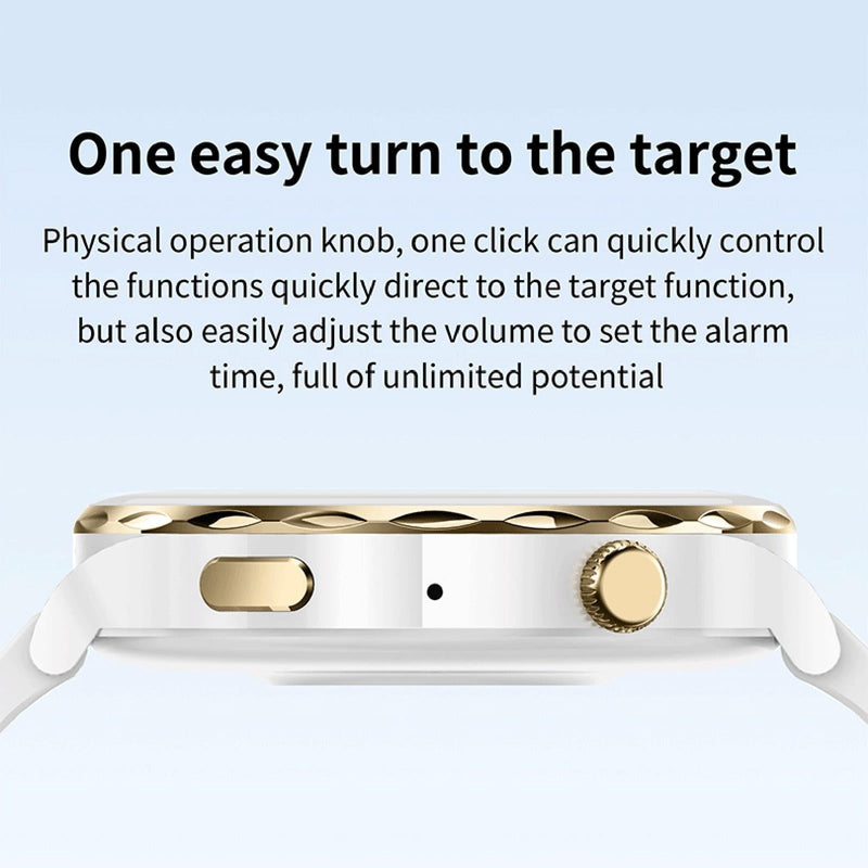 1.28 Inch Dual Mode Sport Smart Watch Support Bluetooth Call / Sleep / Blood Oxygen / Heart Rate / Blood Pressure Health Monitor - Gold