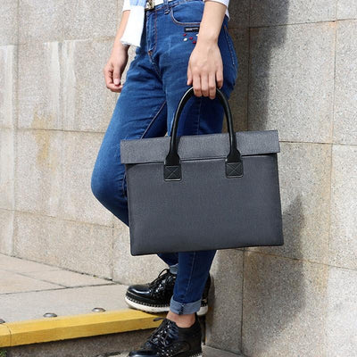 Portable Waterproof Laptop Case - Fits 14.1-15.4 Inches - Mysterious Black