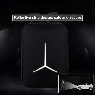 Waterproof Business Laptop Backpack With Usb Port - Multifunctional - Dark Gray - 17 Inch