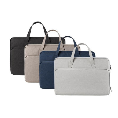 14.1-15.4 Inch Waterproof Laptop Bag - Durable And Stylish - Elegant Gray
