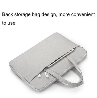 14.1-15.4 Inch Waterproof Laptop Bag - Durable And Stylish - Elegant Gray