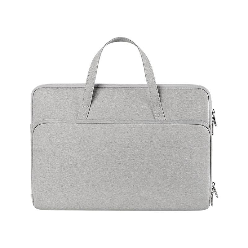 14.1-15.4 Inch Waterproof Laptop Bag - Durable And Stylish - Elegant Gray