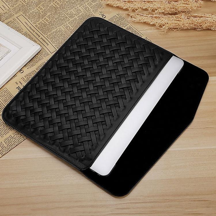 12 Inch Hand-Woven Notebook Liner Bag For Computers - Golden