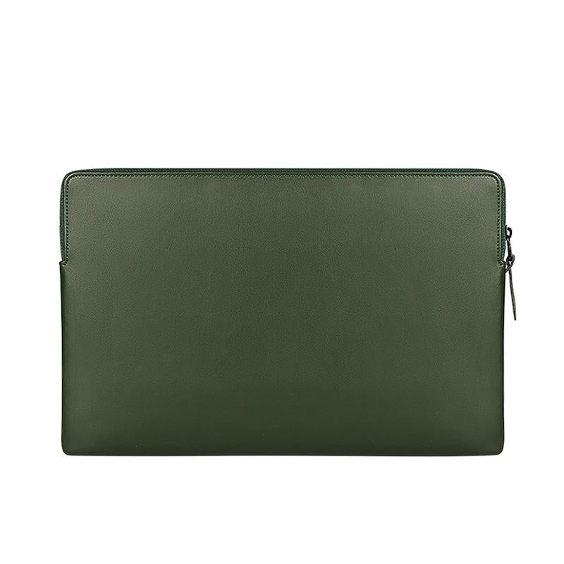 15.6 Inch Thin and Light Laptop Liner Bag with Pu Material - Armygreen
