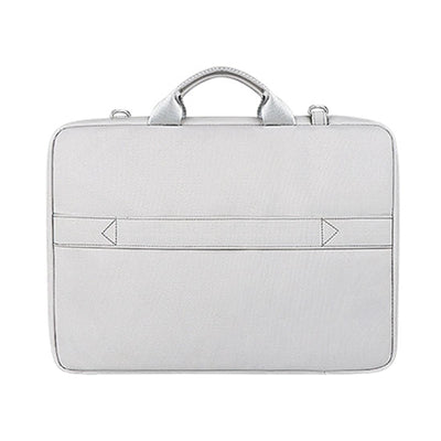15.6 Inch Thickened Polyester Laptop Bag - Silver Gray