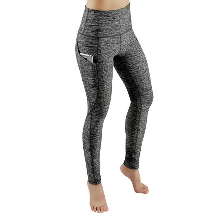 High Waist Slim Sports Leggings Women Xl Size - Black