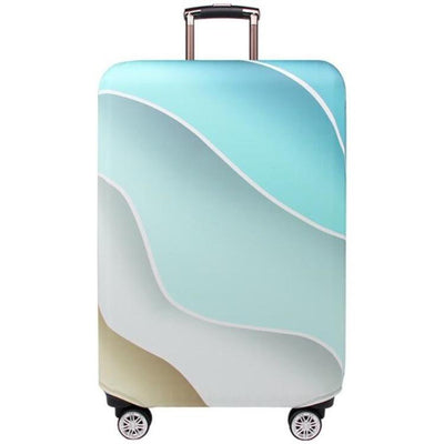 29-32 Inch Travel Suitcase Dust Covers - Elastic & Abrasion-Resistant - Gradient Ripple