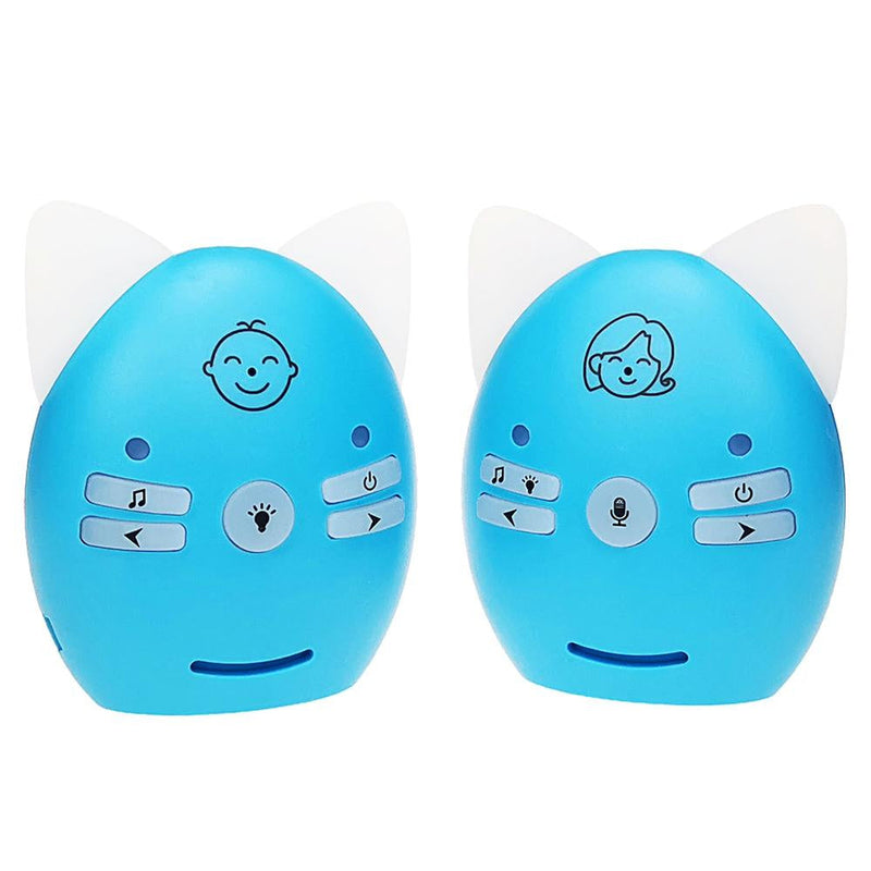 Wireless Baby Monitor With Voice Intercom And Night Light - Blue