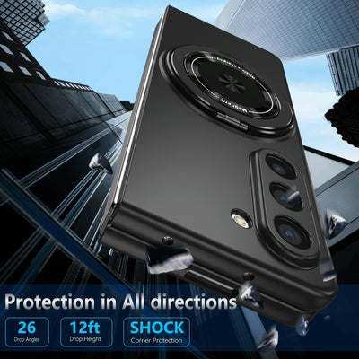Shockproof 360 Degree Rotating Case for Samsung Galaxy z Fold 4 / 5g - Black