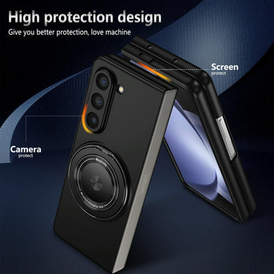 Shockproof 360 Degree Rotating Case for Samsung Galaxy z Fold 4 / 5g - Black