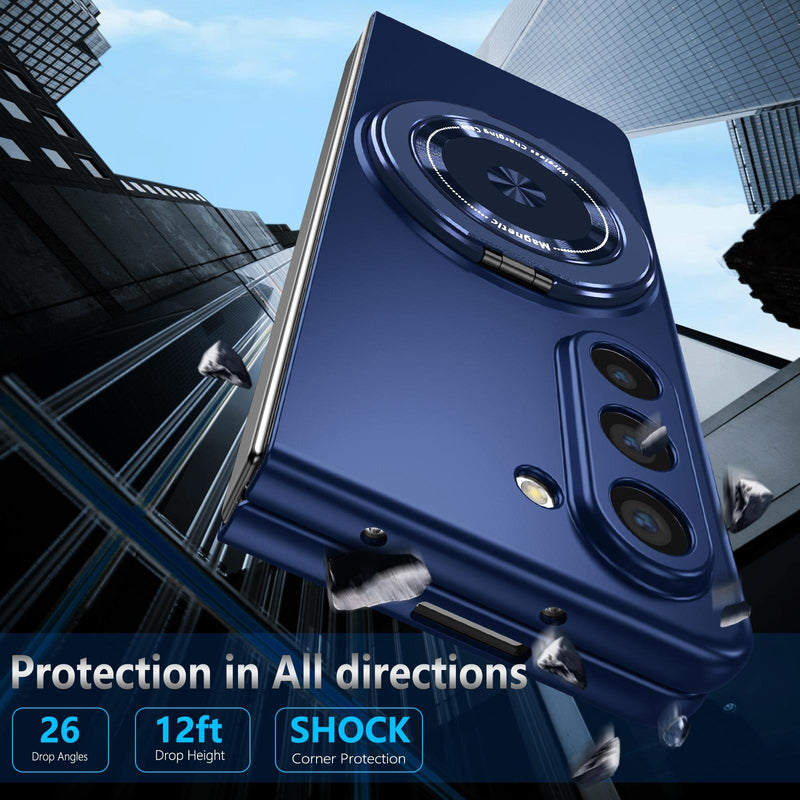 Shockproof 360 Degree Rotating Case for Samsung Galaxy z Fold 4 / 5g - Black