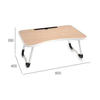 Adjustable Folding Laptop Desk - Non-Slip W-Shaped Legs Square Pattern Portable Cloud Design - Hcb5115C