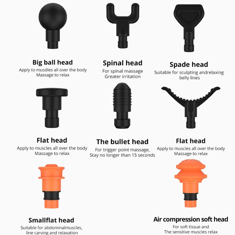 7-Speed Fascia Muscle Massager With Vibration For Fitness - Silver