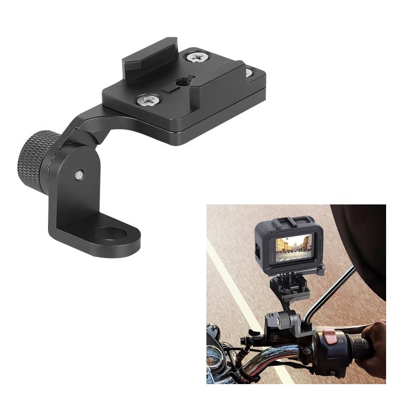 Universal Motorcycle Phone Bracket For Action Cameras - Cyan