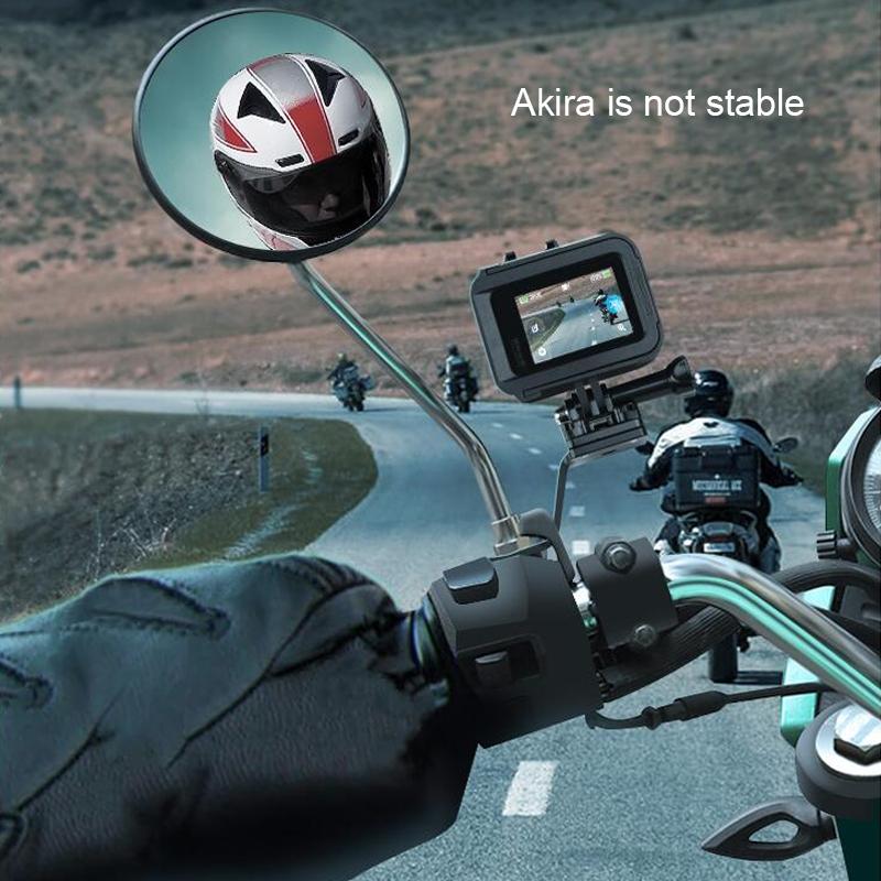 Universal Motorcycle Phone Bracket For Action Cameras - Cyan