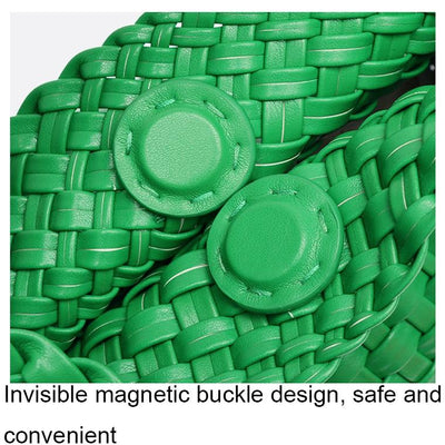 Apricot Hand Woven 2-in-1 Shoulder Bag - Milkshake White