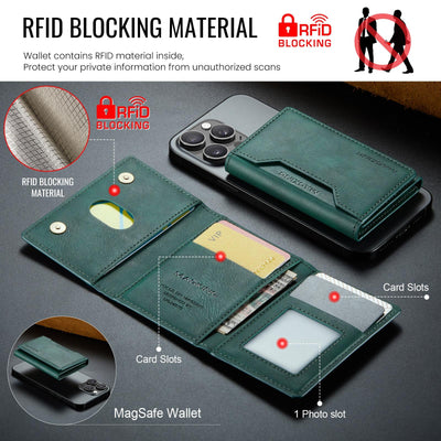Rfid Card Bag Magsafe Compatible - Green