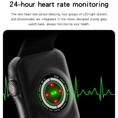 1.6 Inch Waterproof Smart Watch With Ips Colour Screen Sport Sleep Heart Rate Monitoring - Gold