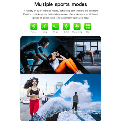 1.6 Inch Waterproof Smart Watch With Ips Colour Screen Sport Sleep Heart Rate Monitoring - Gold