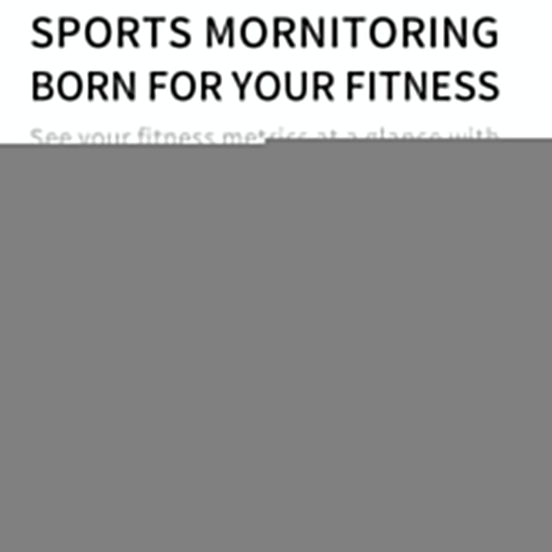 1.75 Inch Tft Screen Smart Watch Support Blood Pressure Monitoring / Sleep Monitoring - White