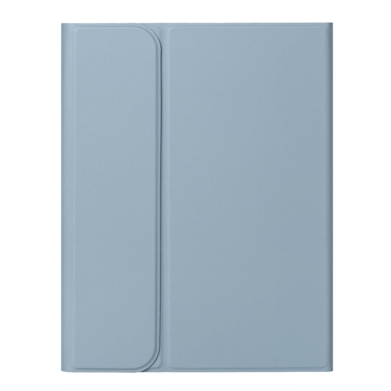 2022 Ipad 10.9 Touch Keyboard Leather Case With Pen Slot - Blue