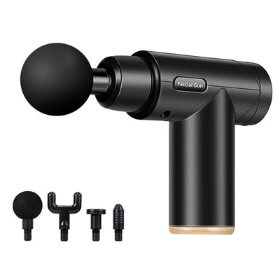Fascia Mini Electric Muscle Portable Fitness Muscle Relaxing Massager / Massage Gun - Space Gray