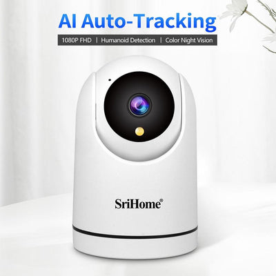 1080P Hd Ai Wifi Pan-Tilt Camera - 2.0Mp
