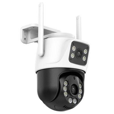 6Mp Dual Camera With Wifi Two-Way Voice Intercom & Night Vision