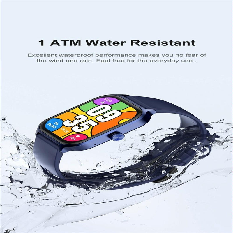 1.93 Inch Colour Screen Smart Watch Support Bluetooth Call / Health Monitoring - Gold