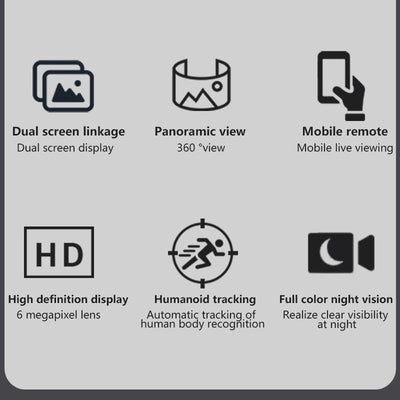 10X Binocular Zoom Dual Light Source Wifi Camera - Ip67 Waterproof For Outdoor Use